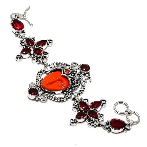 Knochen kamee rote - knochen,