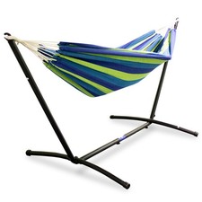 Hammock Hängeliege Hängematte inkl. Gestell 2 Personen Garten Outdoor Lacestone®