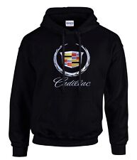 Cadillac Auto Logo Hoodie Kapuzenpullover Schwarz -3806 -SW