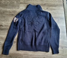 Napapijri ?? Tolle Damen Strickjacke Baumwolle Gr. XS dunkelblau