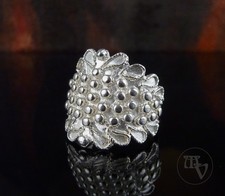 Italienischer Silberring Fede