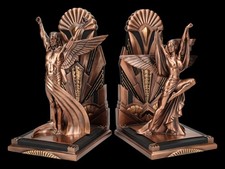 Buchstützen art deco - art,