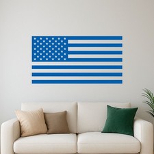 US Flagge Flag Wandtattoo USA