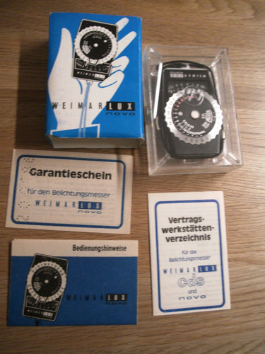 Ddr belichtungsmesser weimar - ddr,