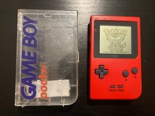 Nintendo Gameboy Pocket Mit Case - Rot - MGB-001 GBP Game Boy Handheld 1996