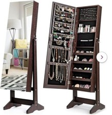 Schmuckschrank Shirk mit Spiegel Marlow Homo Co.