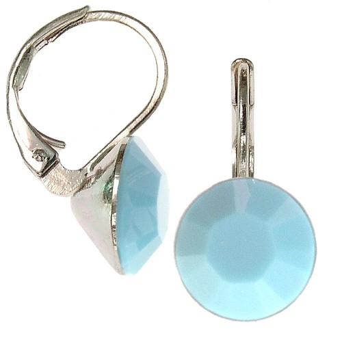 8mm ohrringe mit swarovski - ohrringe,