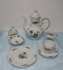 Seltmann Weiden "Wien" 26493 grüne Rose m. Goldrand, Einzelteile zur Wahl