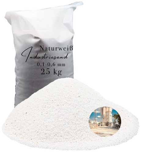 25kg weißer industriesand - 25kg,