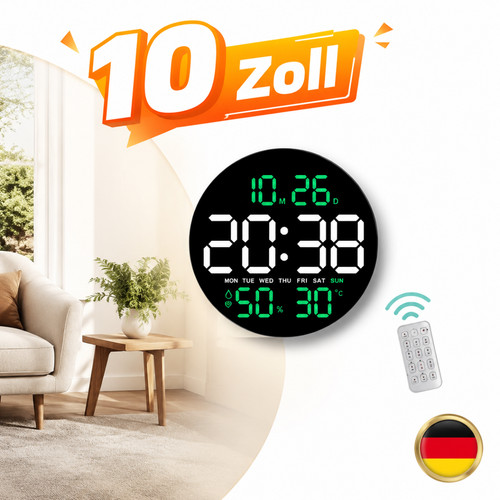 Große digitaluhr led wanduhr - digitaluhr,