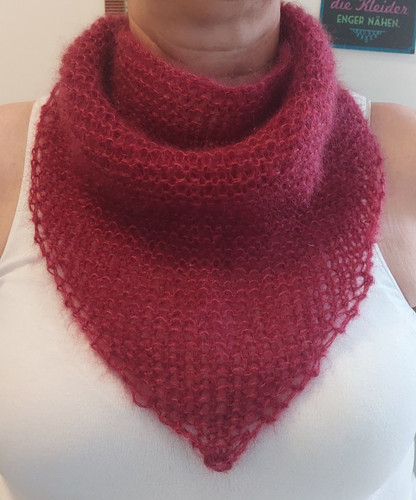 Dreiecktuch schal gestrickt - schal,