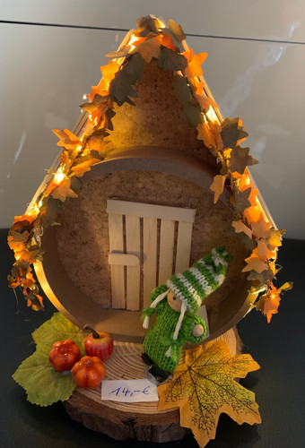 Herbstdeko:Beleuchteter