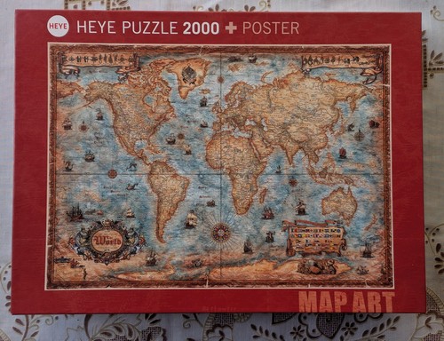 Heye puzzle 2000 teile map - 2000,