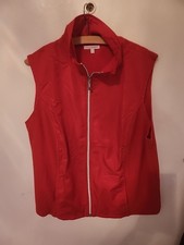 Damen Weste Rot Größe L