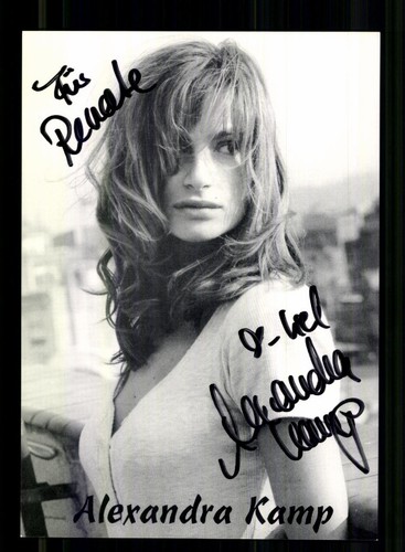 Alexandra kamp autogrammkarte - alexandra,