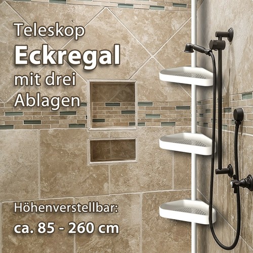Teleskopregal eck regal - mit, 3