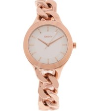 DKNY Analoguhr Roségoldfarben
