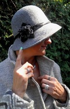 Damen Hut Wollhut Farbauswahl