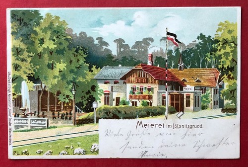 Litho radebeul 1901 - ak,