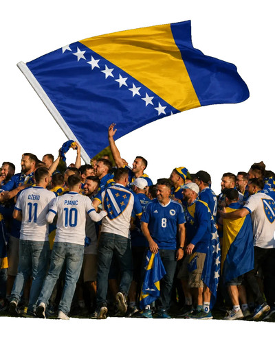 Bosnien flagge xxl 150x240 - flagge,