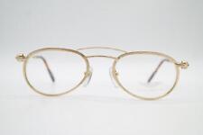 Vintage Brille ASTON MARTIN AM 32 Gold Oval Brillengestell eyeglasses