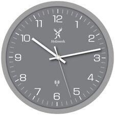 Holzwerk FRIEDBERG (FUNK) Holz Wanduhr, moderne 30 cm Ø Designer Funkwanduhr