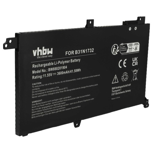 Akku für asus vivobook x571lh - asus,