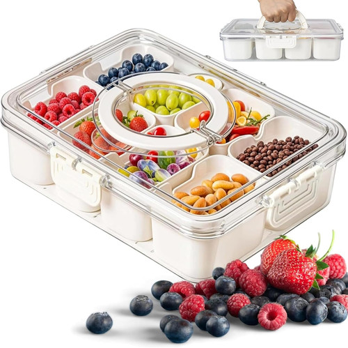 Snackbox mit fächern und - mit,