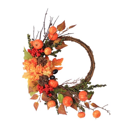 Herbstkranz erntekürbisse - herbstkranz,,