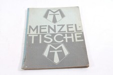 alter Druck Menzel Tische Katalog bebildert  old vintage Sammler