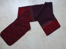 Flomax Jaquard Strickschal Wollschal Schal mehrfarbig  182x25