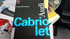 Pressemappe Audi Cabriolet Modelljahr 1994