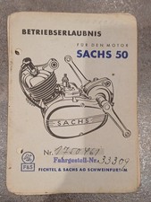 Betriebserlaubnis Sachs 50