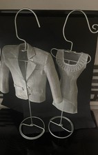 Deko-Figuren Drahtgeflecht AnzugKleid, • Metallfiguren Draht Mann FrauHochzeit