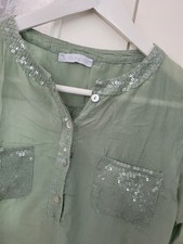 Susy Mix Damen Seiden Bluse