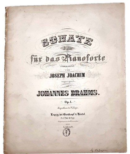 1853 brahms sonate - 1853,