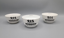 3x Mondamin Porzellan 1/8 Liter Puddingform, Suppen, Flammeris und Kuchen, alt