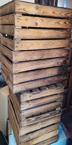 Gebrannte holzweinkisten - holzweinkisten, –
