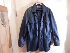 CINQUE Herren Leder Jacke Schwarz XXL Jackett Lederjacke