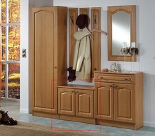 Kommode Anrichte Unterschrank  "Landhaus" 2 Türen Erle Front MDF Garderobe