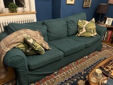 Ektorp 3er Sofa Bezug Grün