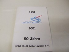 Heft Aero Club Kalkar - Wissel 2001 50 Jahre