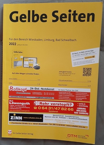 Gelbe seiten für - seiten, den