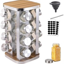 Gewürzregal Edelstahl 360°