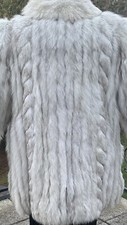 Echte blaufuchs pelzjacke - echte,