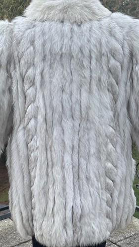 Echte blaufuchs pelzjacke - echte,