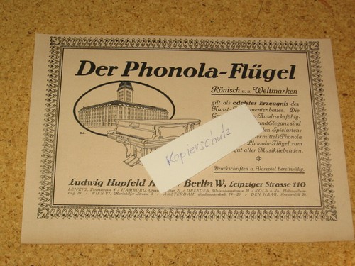 Der phonola flügel - phonola-flügel, rönisch