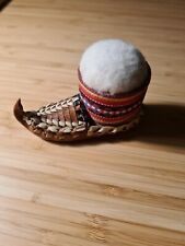 Nadelkissen Schuh Vintage Leder