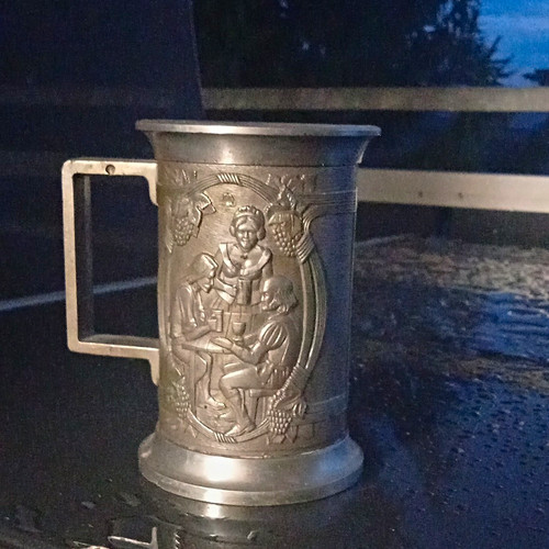 Zinnkrug humpen mit henkel - zinnkrug/humpen,