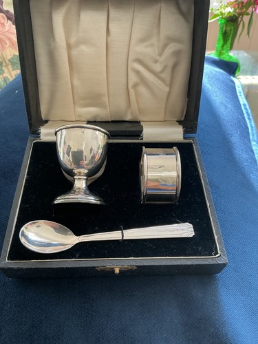 Art deco eierbecher set - eierbecher, top
